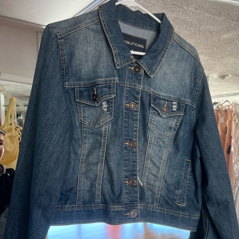 Maurices Women's  Denim Jacket plus size 1